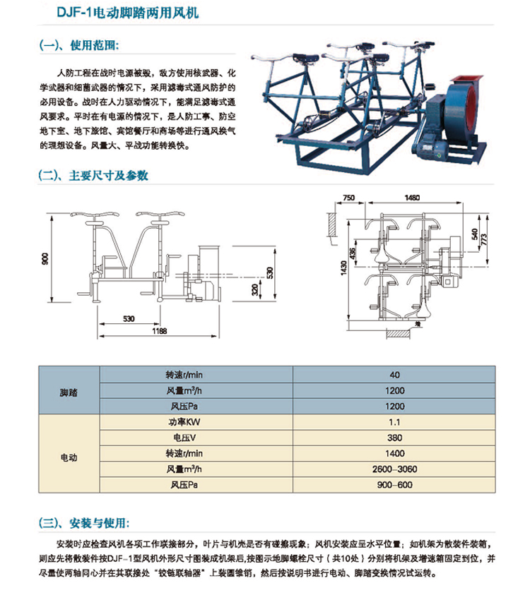 電動腳踏風機兩用風機